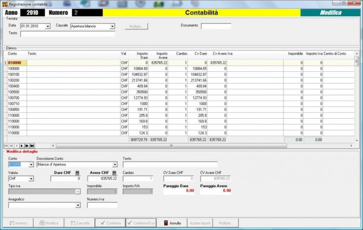 Registro Contabilità